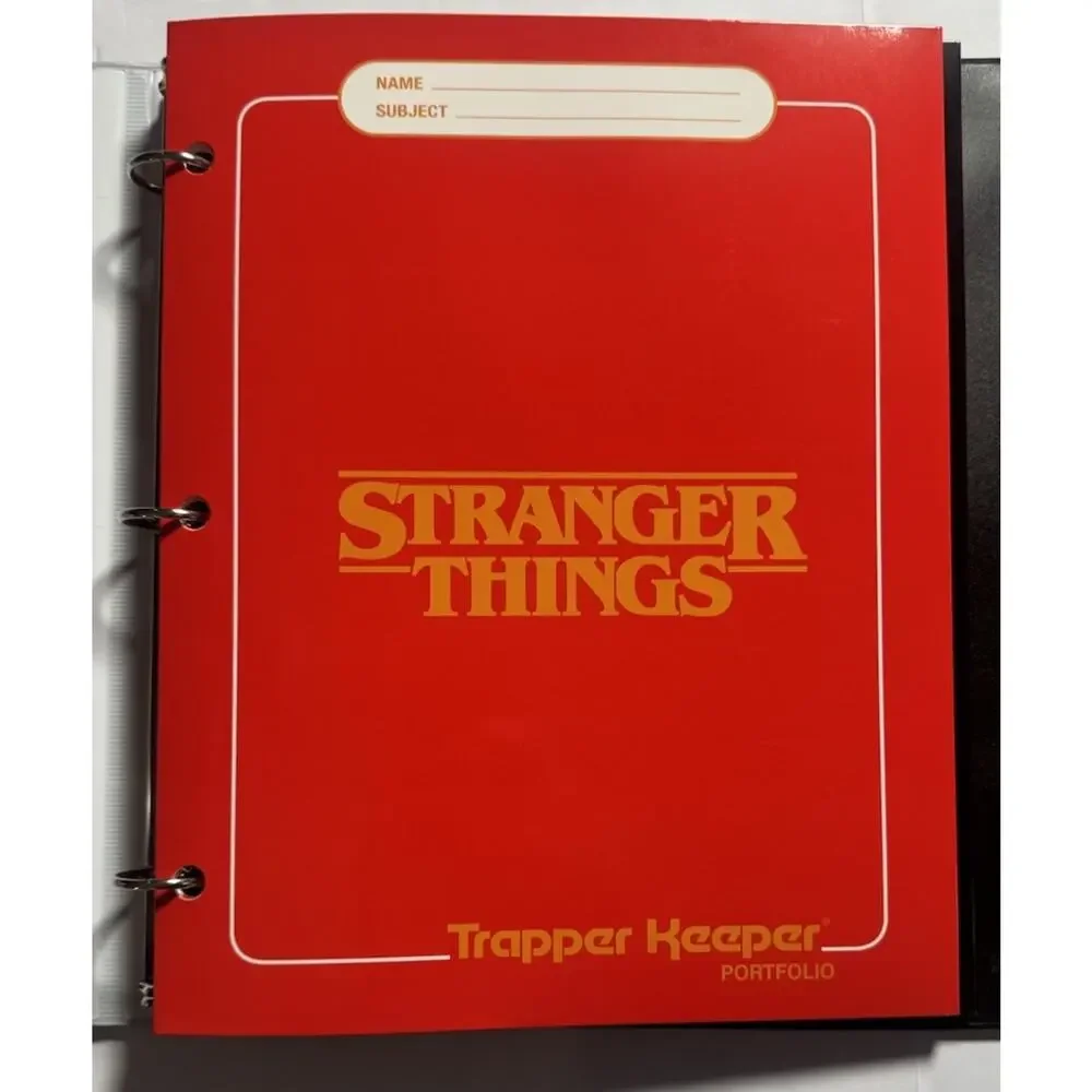 Trapper Keeper Stranger Things Demogorgon Binder Portfolio NEW